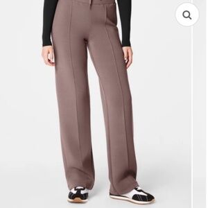 SPANX AirEssentials™ Luxe Straight Leg Pants – Smoke | NWT | Medium Petite